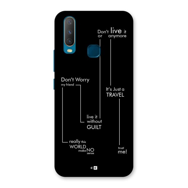 Quotes Of Life Back Case for Vivo Y11