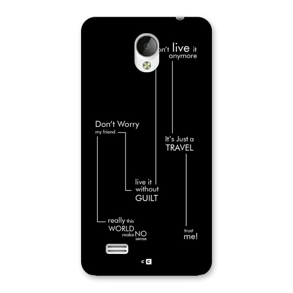 Quotes Of Life Back Case for Vivo Y21