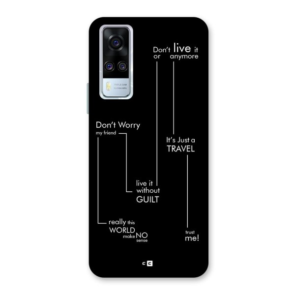 Quotes Of Life Back Case for Vivo Y51A