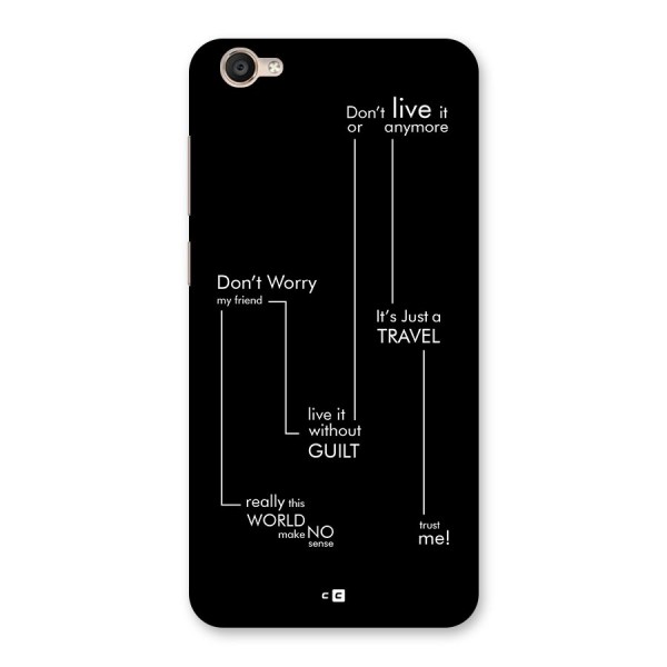 Quotes Of Life Back Case for Vivo Y55L