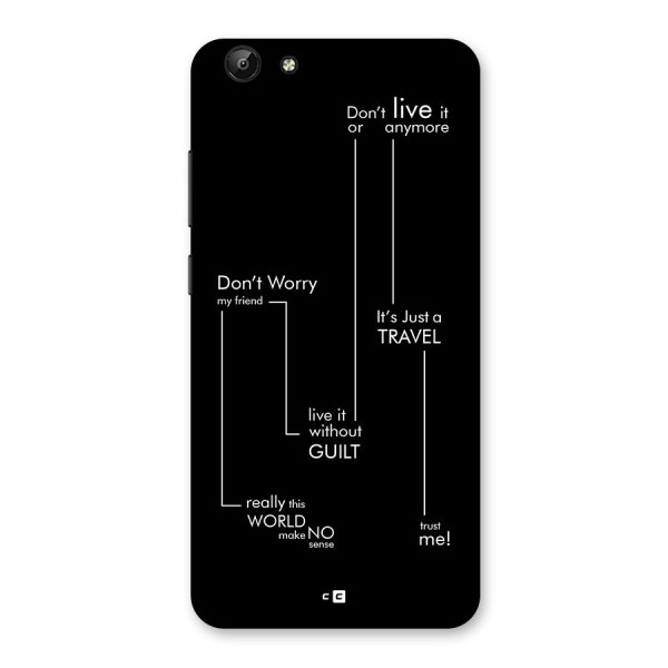 Quotes Of Life Back Case for Vivo Y69