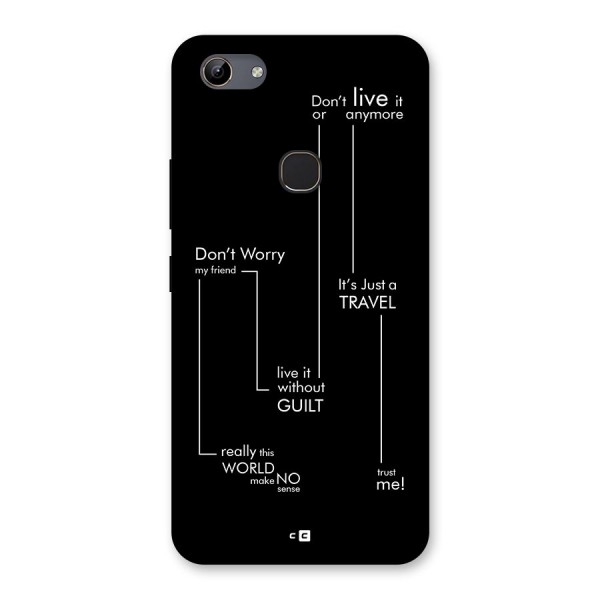 Quotes Of Life Back Case for Vivo Y81