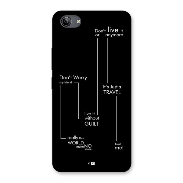 Quotes Of Life Back Case for Vivo Y81i