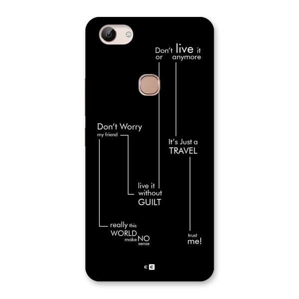 Quotes Of Life Back Case for Vivo Y83