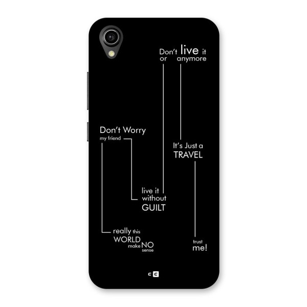 Quotes Of Life Back Case for Vivo Y91i