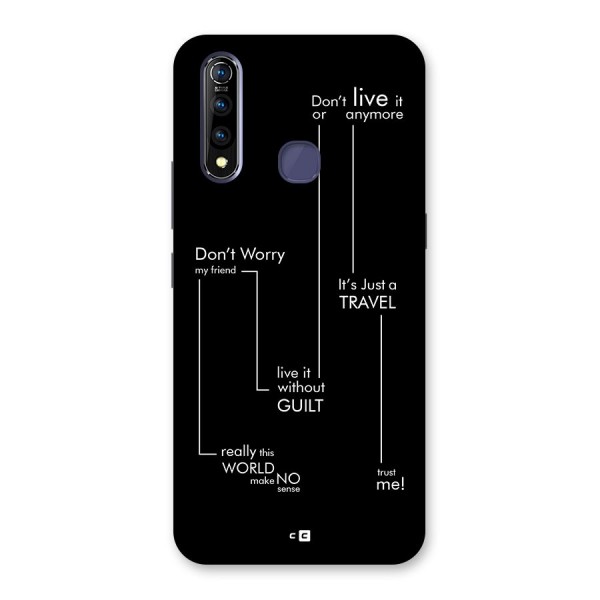 Quotes Of Life Back Case for Vivo Z1 Pro