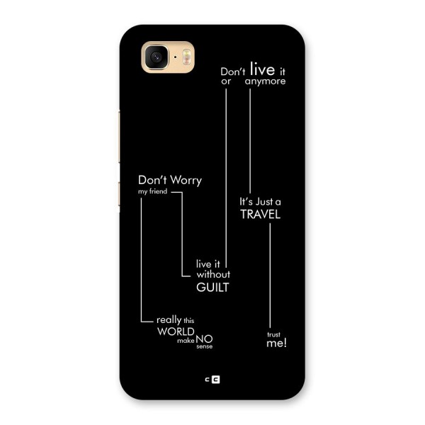 Quotes Of Life Back Case for Zenfone 3s Max