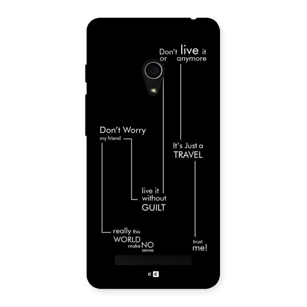 Quotes Of Life Back Case for Zenfone 5