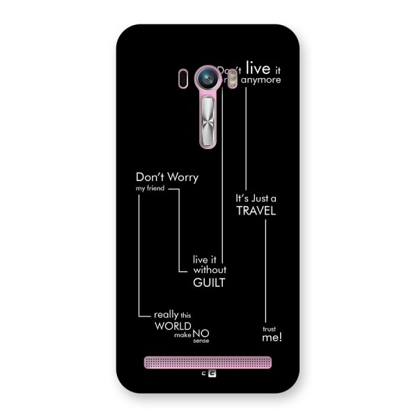 Quotes Of Life Back Case for Zenfone Selfie