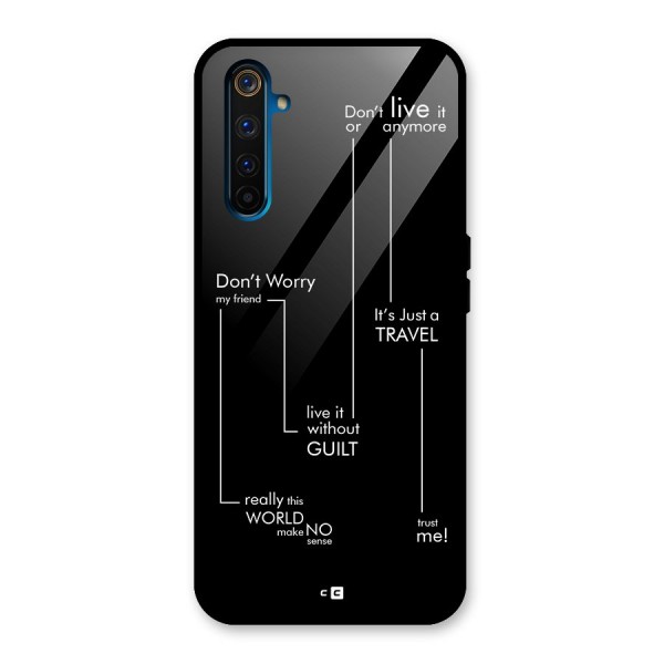 Quotes Of Life Glass Back Case for Realme 6 Pro