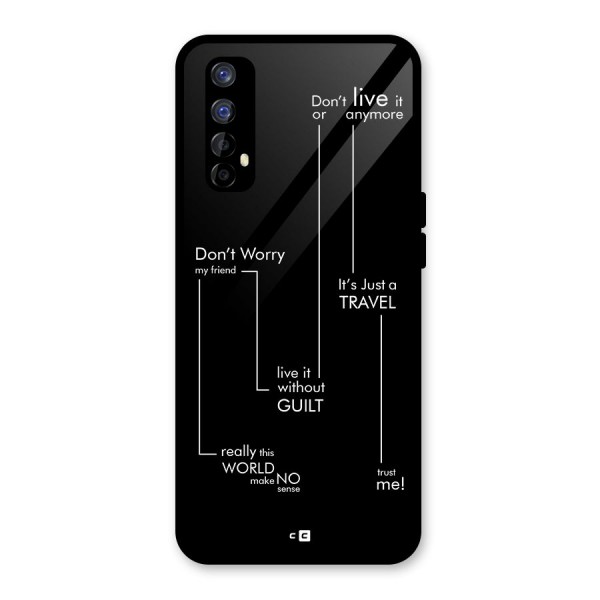 Quotes Of Life Glass Back Case for Realme 7