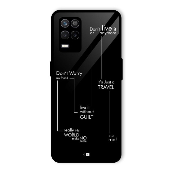 Quotes Of Life Glass Back Case for Realme 9 5G