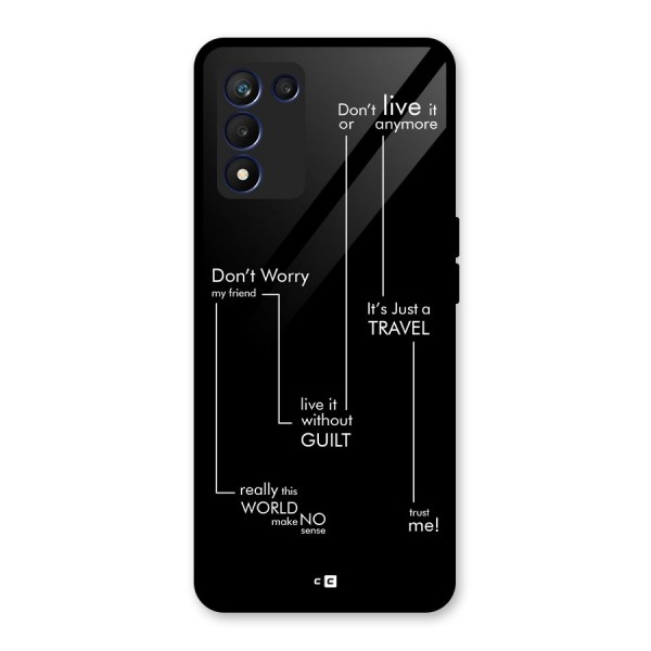 Quotes Of Life Glass Back Case for Realme 9 5G Speed