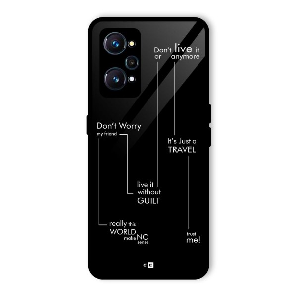 Quotes Of Life Glass Back Case for Realme GT 2