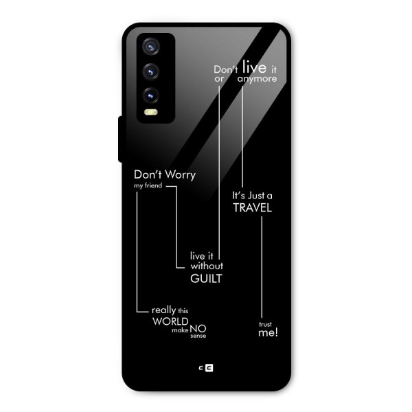 Quotes Of Life Metal Back Case for Vivo Y20 2021