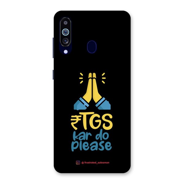 RTGS Kar Do Please Black Back Case for Galaxy A60