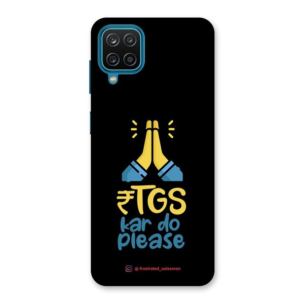 RTGS Kar Do Please Black Back Case for Galaxy F12