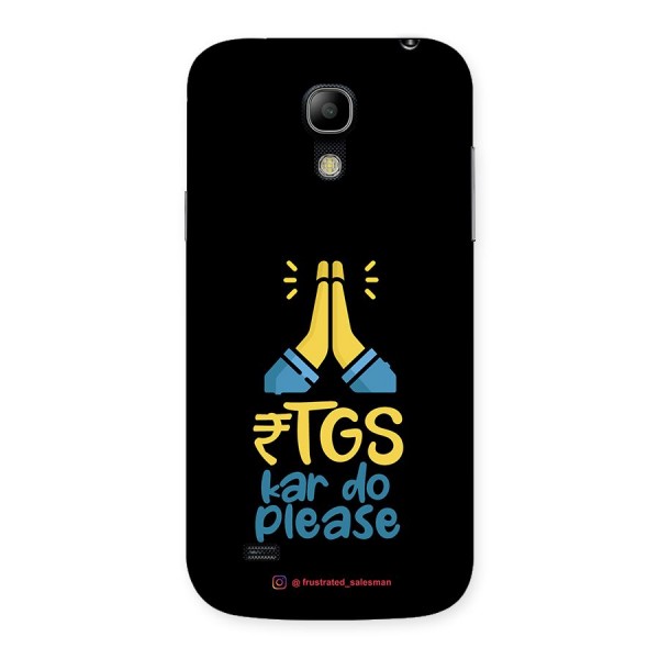 RTGS Kar Do Please Black Back Case for Galaxy S4 Mini