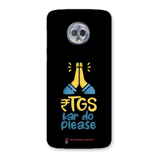 RTGS Kar Do Please Black Back Case for Moto G6