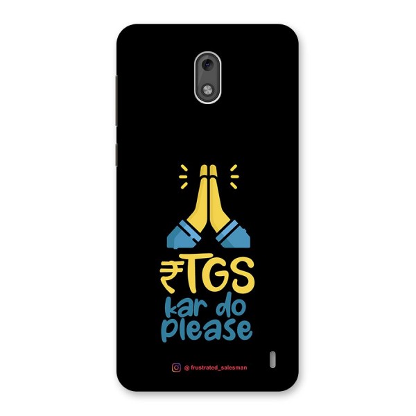 RTGS Kar Do Please Black Back Case for Nokia 2