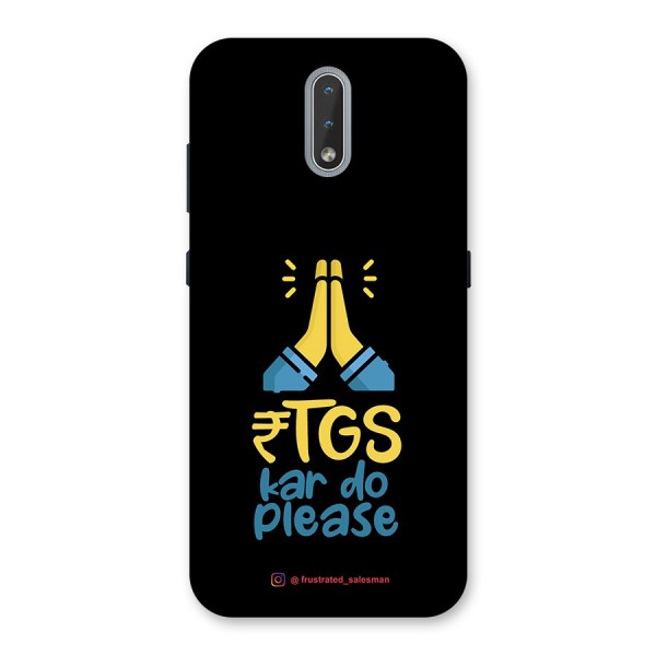 RTGS Kar Do Please Black Back Case for Nokia 2.3