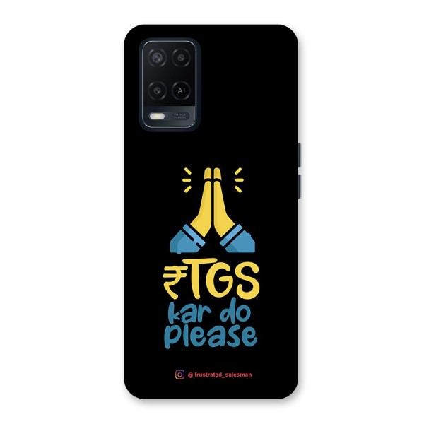 RTGS Kar Do Please Black Back Case for Oppo A54