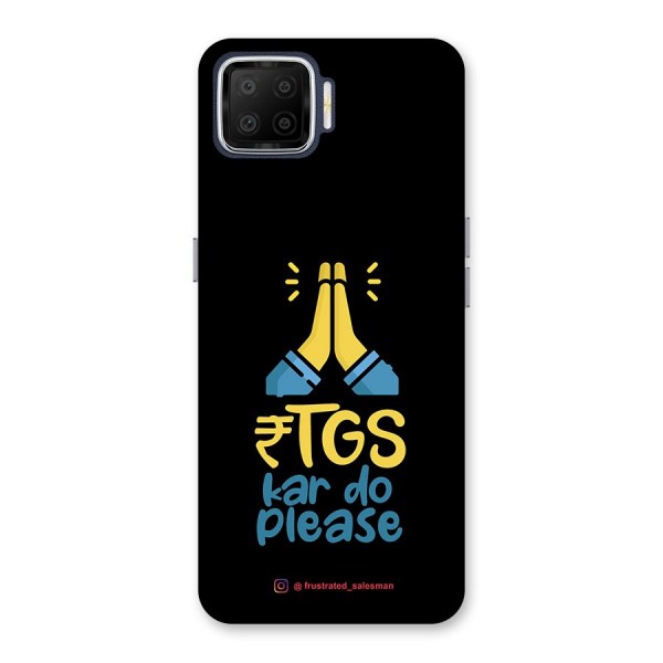 RTGS Kar Do Please Black Back Case for Oppo F17