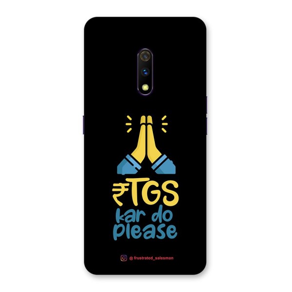 RTGS Kar Do Please Black Back Case for Realme X