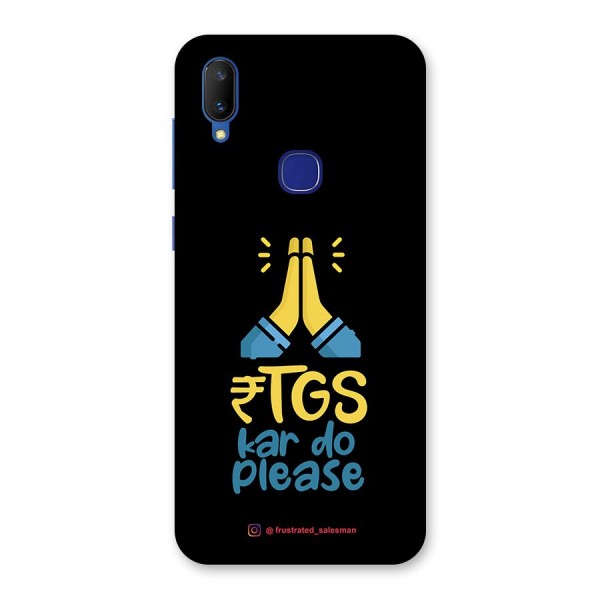 RTGS Kar Do Please Black Back Case for Vivo V11