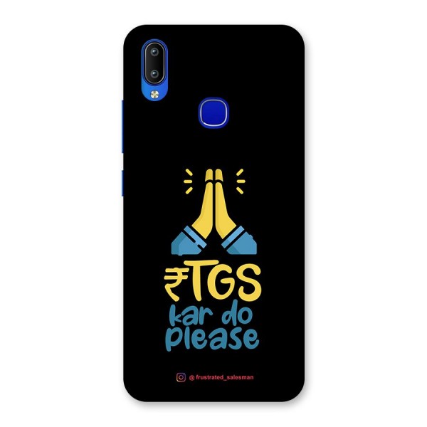 RTGS Kar Do Please Black Back Case for Vivo Y91