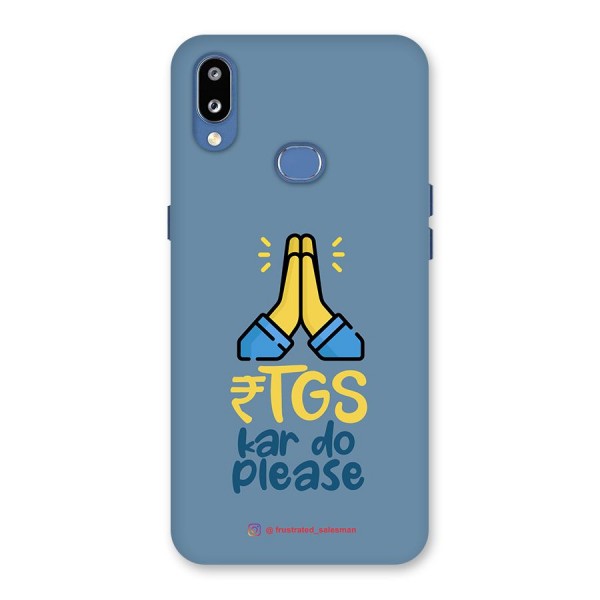 RTGS Kar Do Please SteelBlue Back Case for Galaxy M01s