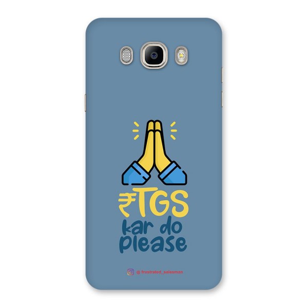 RTGS Kar Do Please SteelBlue Back Case for Galaxy On8