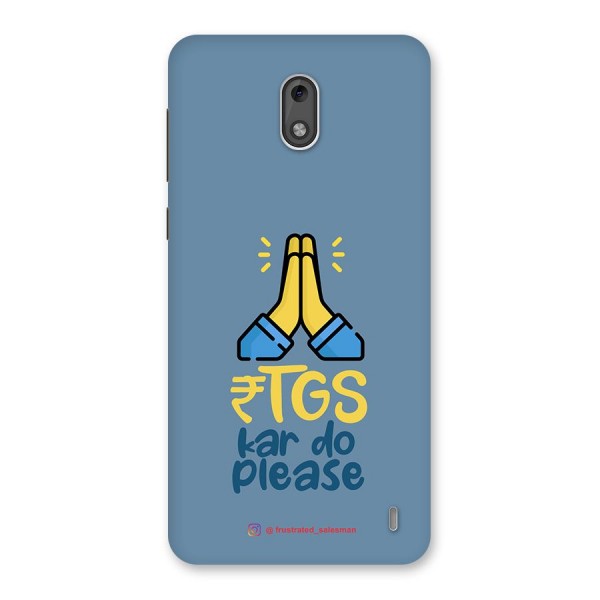 RTGS Kar Do Please SteelBlue Back Case for Nokia 2