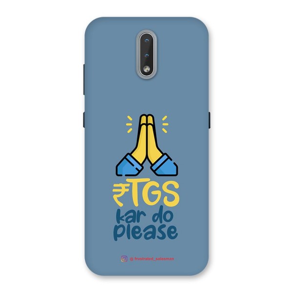 RTGS Kar Do Please SteelBlue Back Case for Nokia 2.3