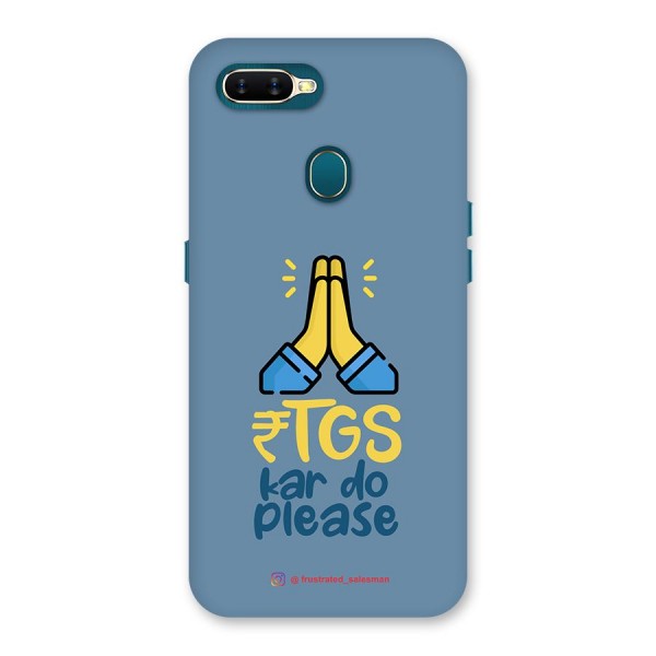 RTGS Kar Do Please SteelBlue Back Case for Oppo A12