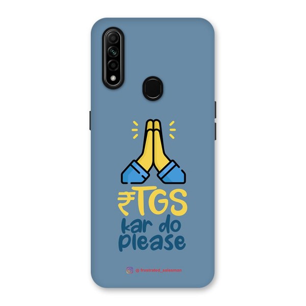 RTGS Kar Do Please SteelBlue Back Case for Oppo A31