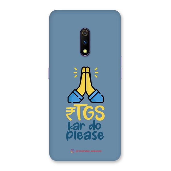 RTGS Kar Do Please SteelBlue Back Case for Realme X