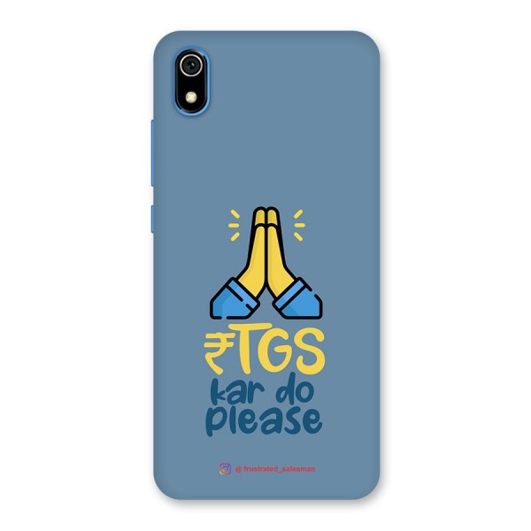 RTGS Kar Do Please SteelBlue Back Case for Redmi 7A