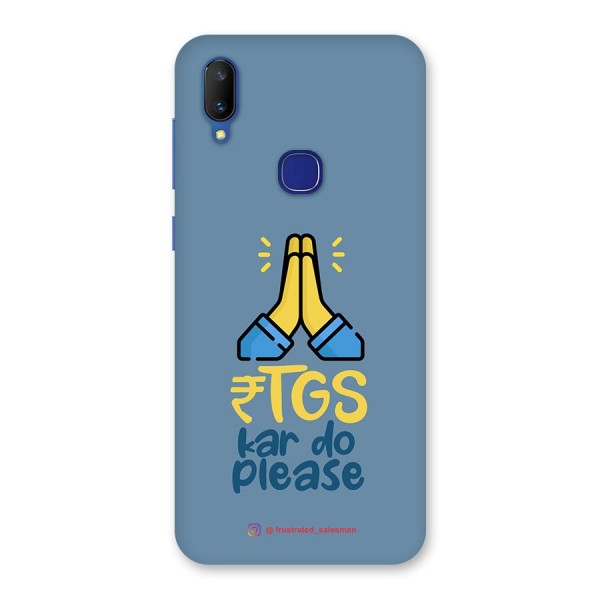 RTGS Kar Do Please SteelBlue Back Case for Vivo V11