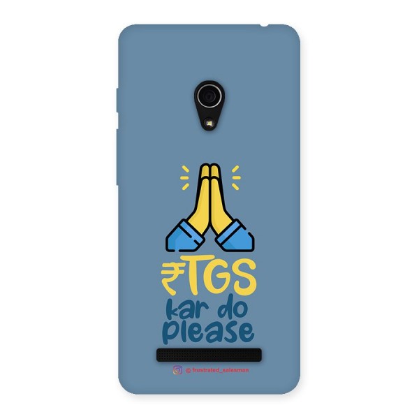 RTGS Kar Do Please SteelBlue Back Case for Zenfone 5