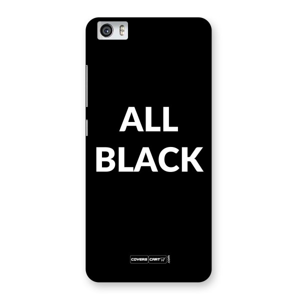 Raftaar All Black Back Case for Xiaomi Redmi Mi5