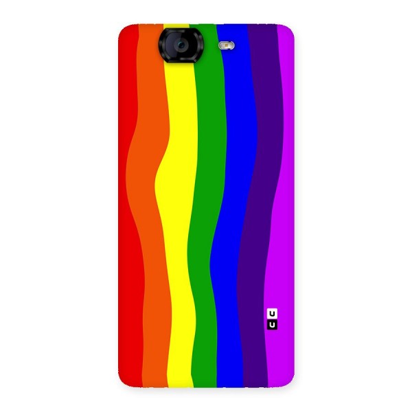 Rainbow Curves Back Case for Canvas Knight A350