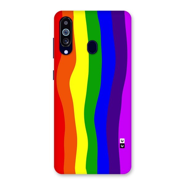 Rainbow Curves Back Case for Galaxy A60