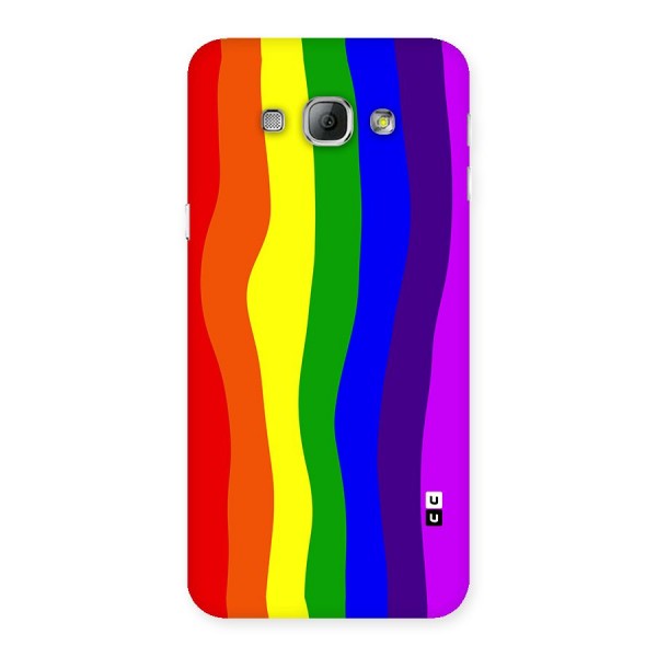 Rainbow Curves Back Case for Galaxy A8