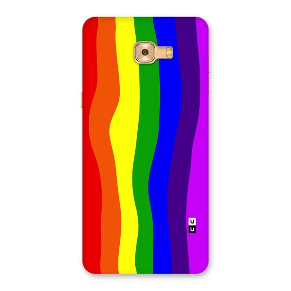 Rainbow Curves Back Case for Galaxy C9 Pro