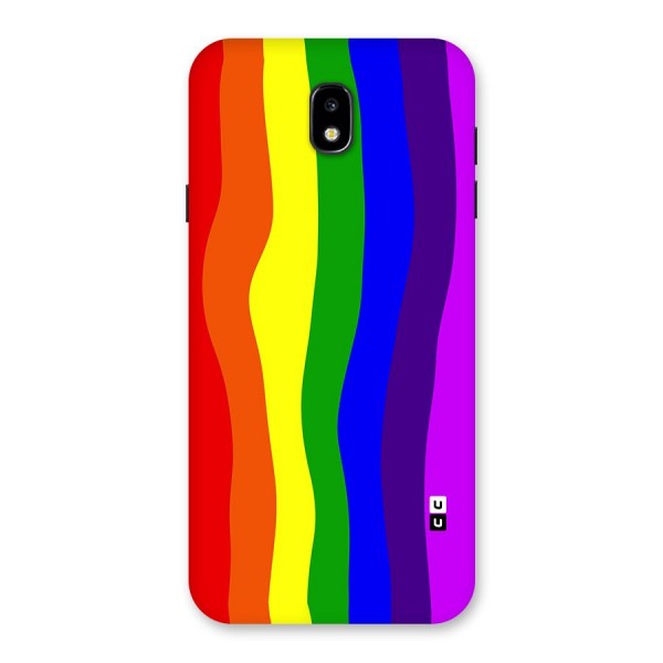 Rainbow Curves Back Case for Galaxy J7 Pro