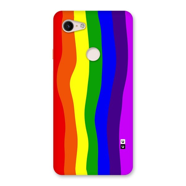 Rainbow Curves Back Case for Google Pixel 3 XL