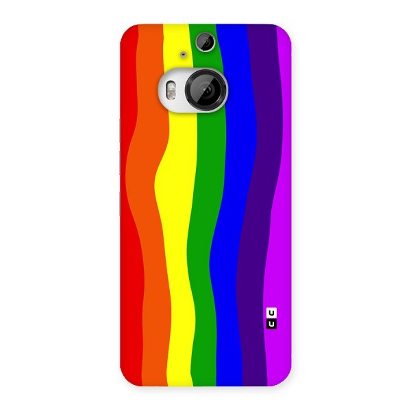 Rainbow Curves Back Case for HTC One M9 Plus