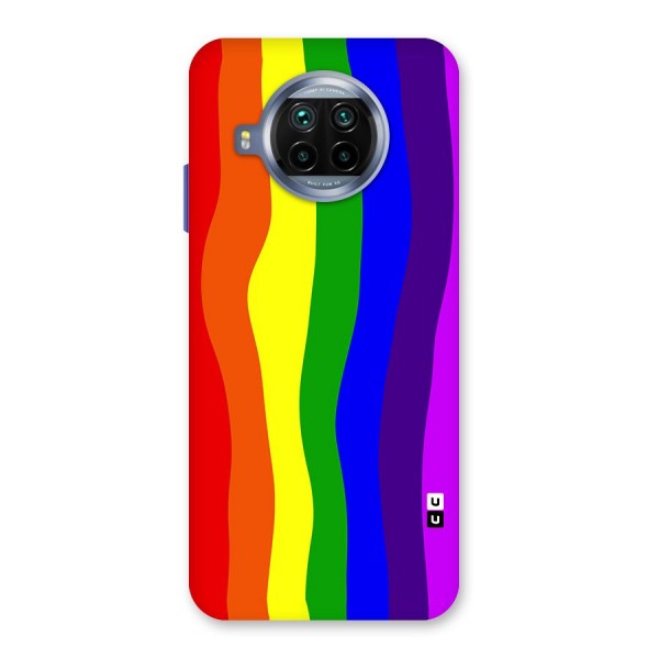 Rainbow Curves Glass Back Case for Mi 10i