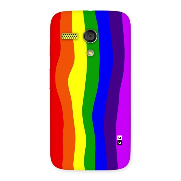 Rainbow Curves Back Case for Moto G